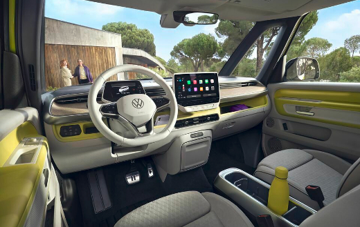 Interieur van de ID. Buzz staat voor duurzaam en ruim